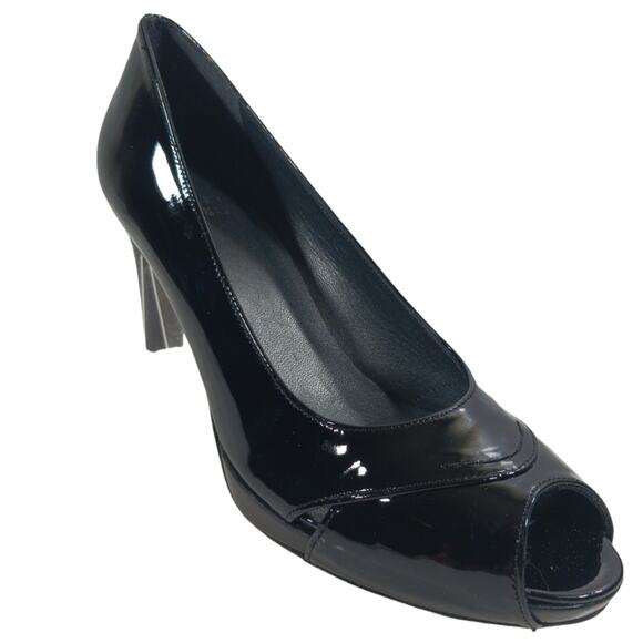 Stuart Weitzman Peep Toe Pumps EUC $265 size 6.5    S2324 - Picture 1 of 11
